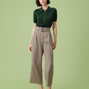 Rihoas Green Sweater Polo